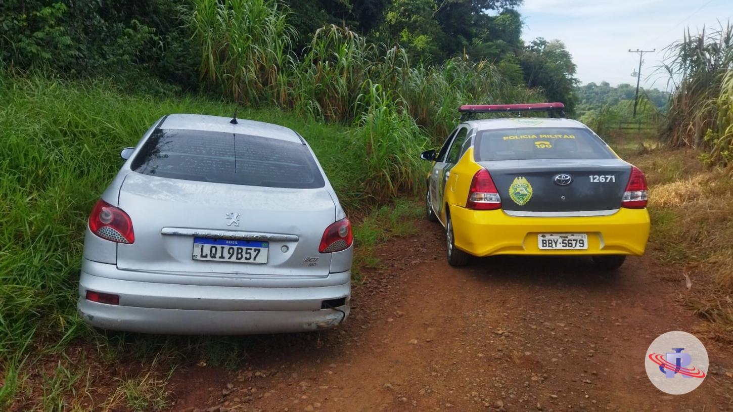 CARRO ROUBADO É RECUPERADO PELA POLÍCIA MILITAR EM MEDIANEIRA