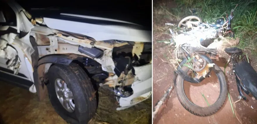 MOTOCICLISTA MORRE EM ACIDENTE NA PR-585 ENTRE TOLEDO E SÃO PEDRO DO IGUAÇU