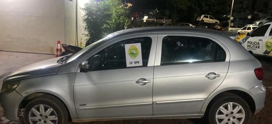 VEÍCULO ROUBADO EM MEDIANEIRA É RECUPERADO PELA POLÍCIA MILITAR