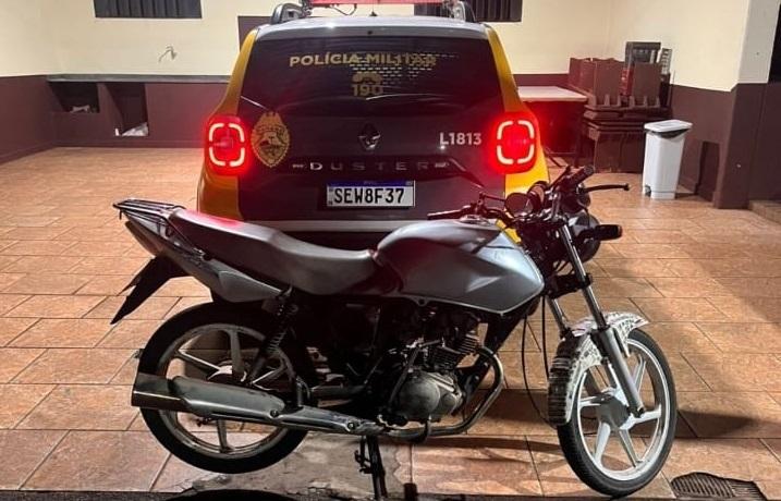 CONDUTOR SEM CNH É FLAGRADO SÃO MIGUEL DO IGUAÇU COM MOTOCICLETA IRREGULAR