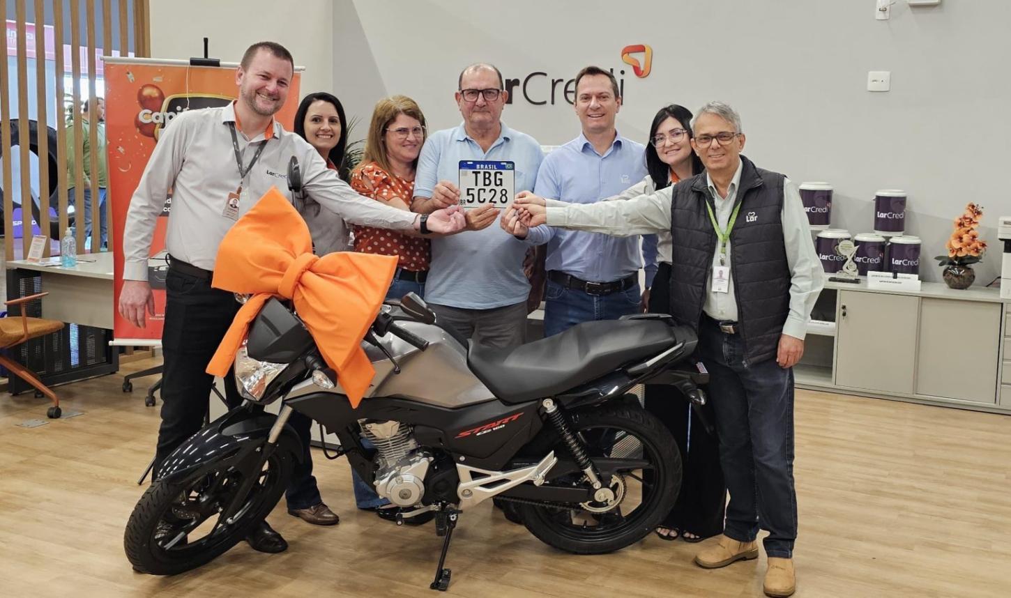 LAR CREDI ENTREGA PRÊMIOS DO 1° SORTEIO DA CAMPANHA CAPITALIZAÇÃO PREMIADA