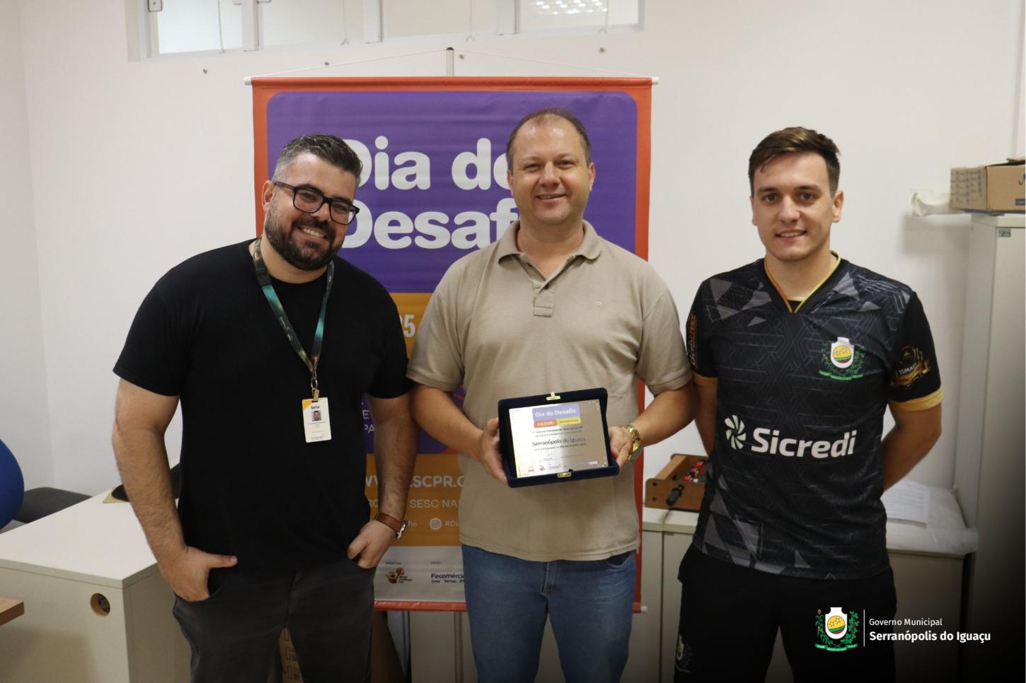 SERRANÓPOLIS DO IGUAÇU PARTICIPA DO LANÇAMENTO DO DIA DO DESAFIO 2025