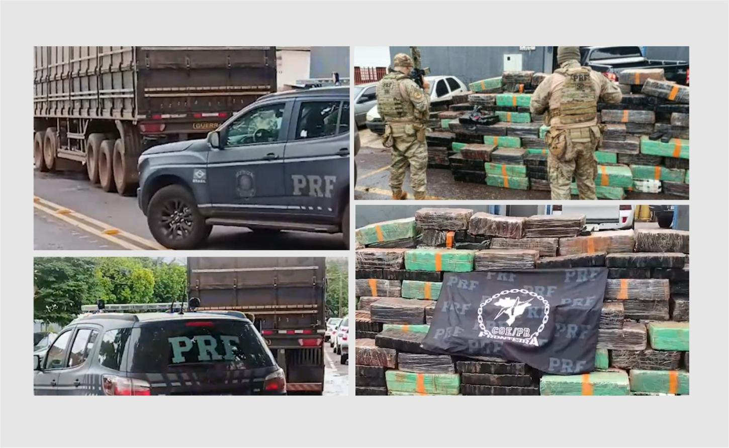 CARRETA COM 3,5 TONELADAS DE MACONHA É APREENDIDA EM SÃO PEDRO DO IGUAÇU