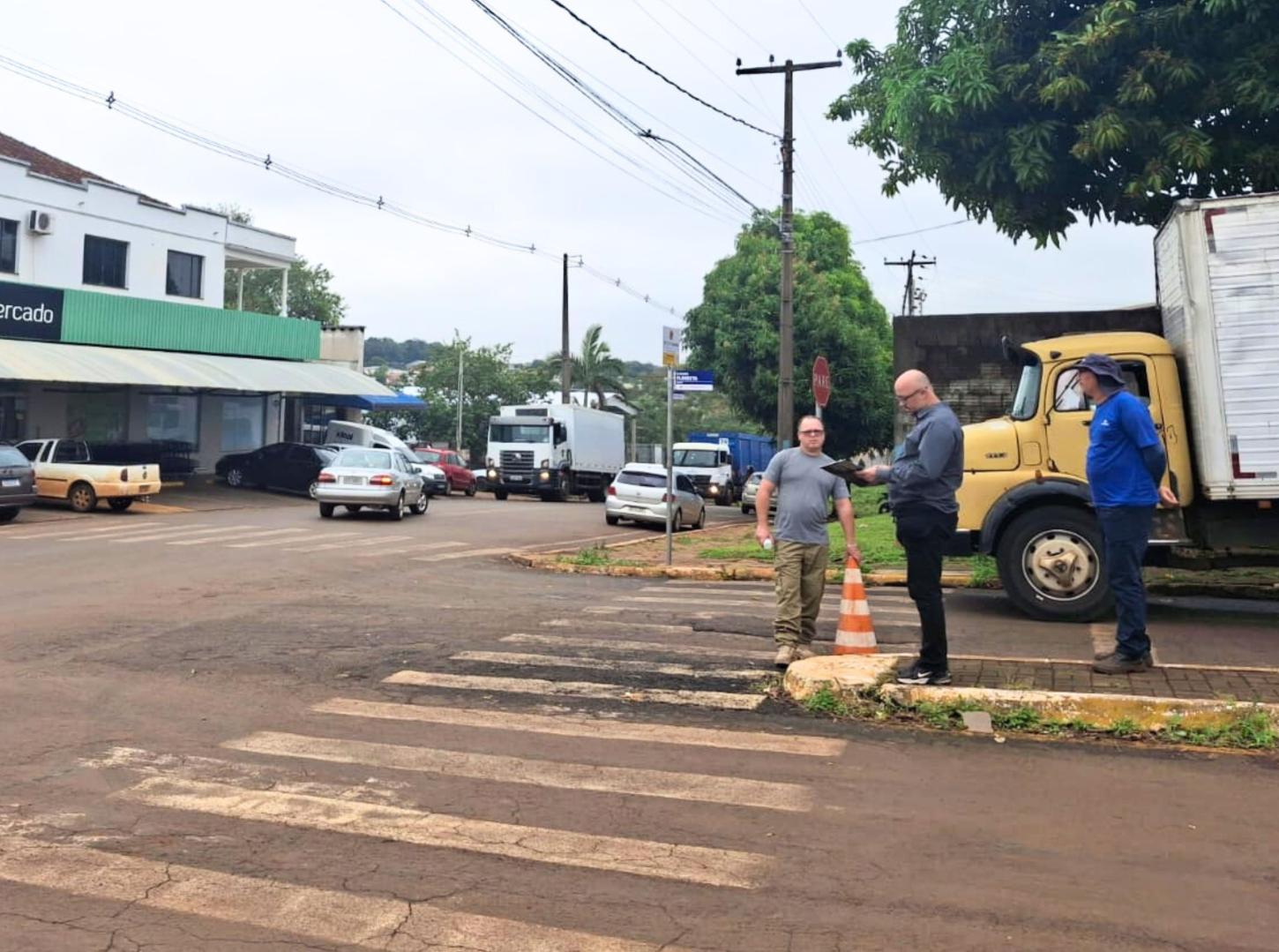 GOVERNO DE SÃO MIGUEL INICIA DEMARCAÇÕES PARA INSTALAÇÃO DAS CÂMERAS DE VIDEOMONITORAMENTO 