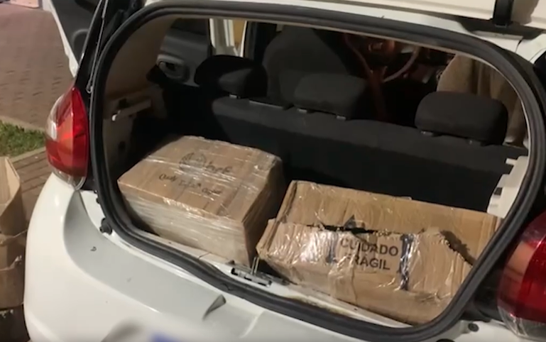 HOMEM É DETIDO COM MACONHA NA BR-277 EM CÉU AZUL