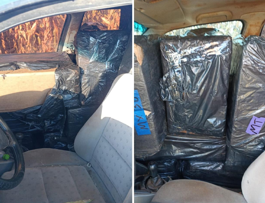 PF APREENDE DOIS VEÍCULOS EM ITAIPULÂNDIA COM CIGARROS CONTRABANDEADOS