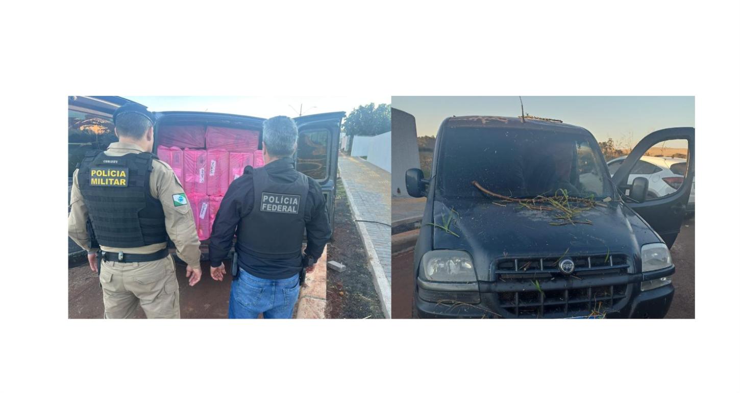 FORÇAS POLICIAIS PRENDEM MOTORISTA COM CONTRABANDO EM ITAIPULÂNDIA