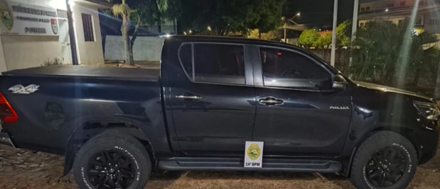 PM DE MEDIANEIRA PRENDE DOIS SUSPEITOS E RECUPERA VEÍCULO FURTADO EM CIANORTE