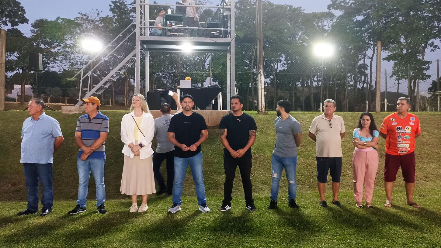 GOVERNO MUNICIPAL DE SÃO MIGUEL REALIZA ABERTURA DO 1º CAMPEONATO MUNICIPAL DE FUTEBOL SETE MÁRIO COLODEL