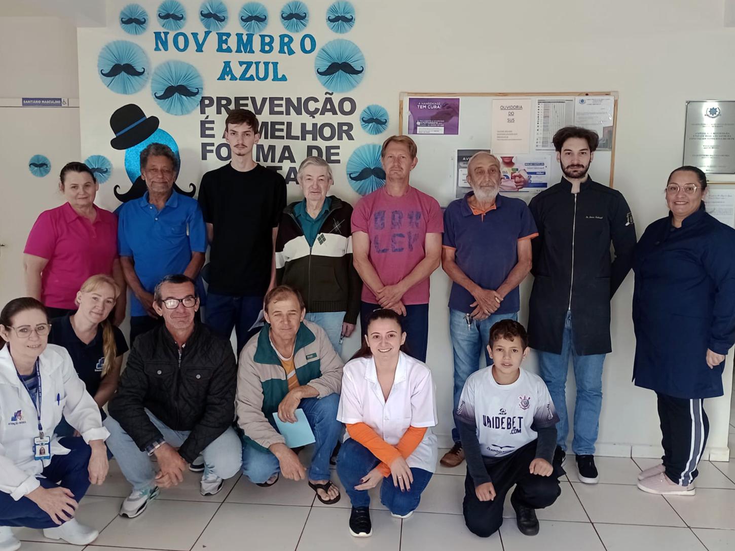 HOMENS DE SÃO MIGUEL DO IGUAÇU ADEREM AO “DIA D” DO NOVEMBRO AZUL E REFORÇAM IMPORTÂNCIA DA PREVENÇÃO