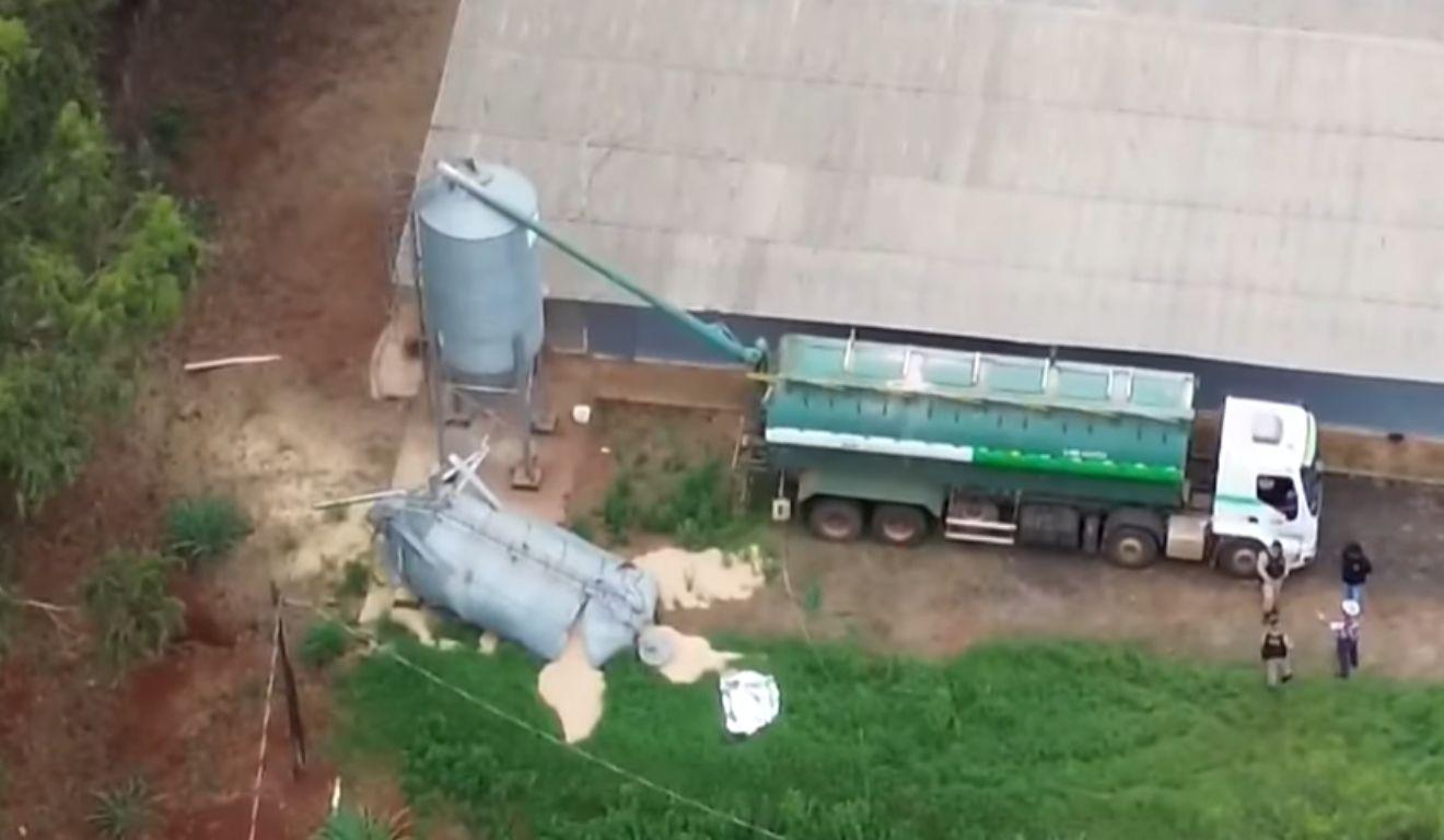 PRODUTOR RURAL MORRE APÓS SILO DESABAR E VÍTIMA CAIR DE 10 METROS