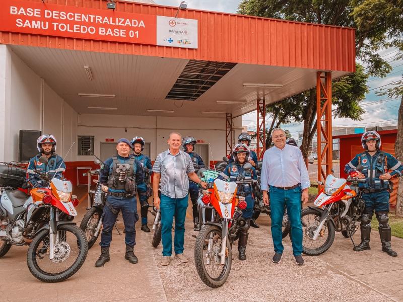 MOTOLÂNCIAS REFORÇAM REDE DE URGÊNCIA E ELEVAM PADRÃO DO SAMU EM TOLEDO