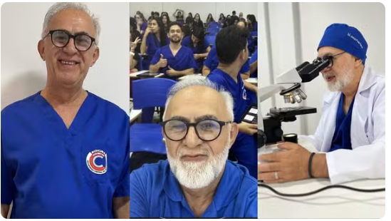 EX-CABELEIREIRO DE 69 ANOS SE FORMA NO EJA E REALIZA SONHO DE ESTUDAR MEDICINA NO PARAGUAI: ‘NUNCA É TARDE PARA APRENDER’