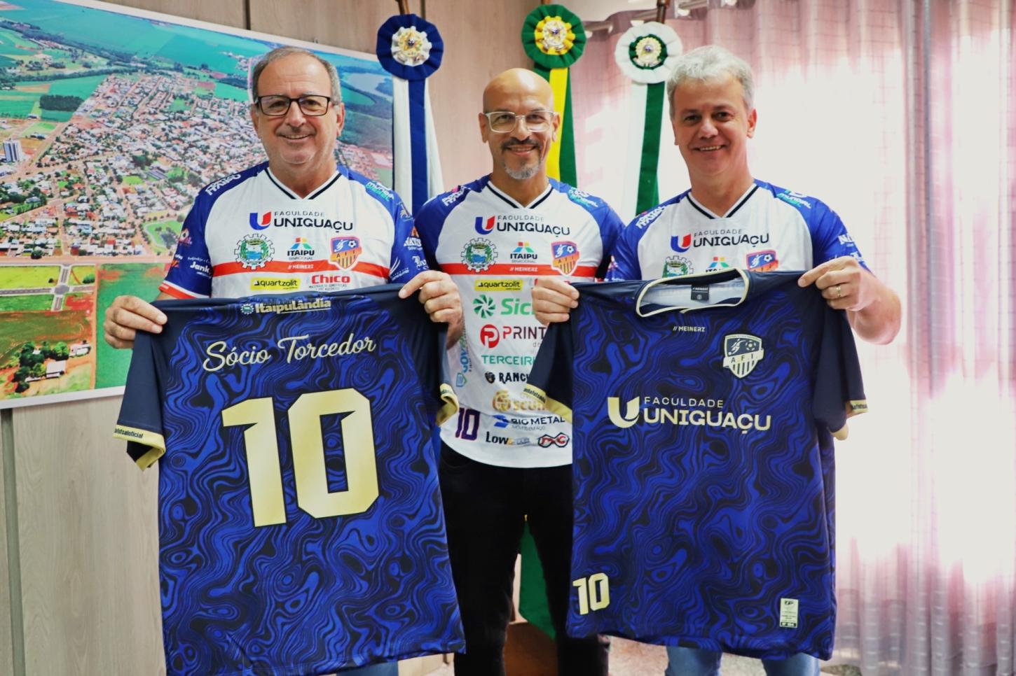  AFI ITAIPULÂNDIA APRESENTA UNIFORME OFICIAL E REFORÇA PARCERIA COM O MUNICÍPIO