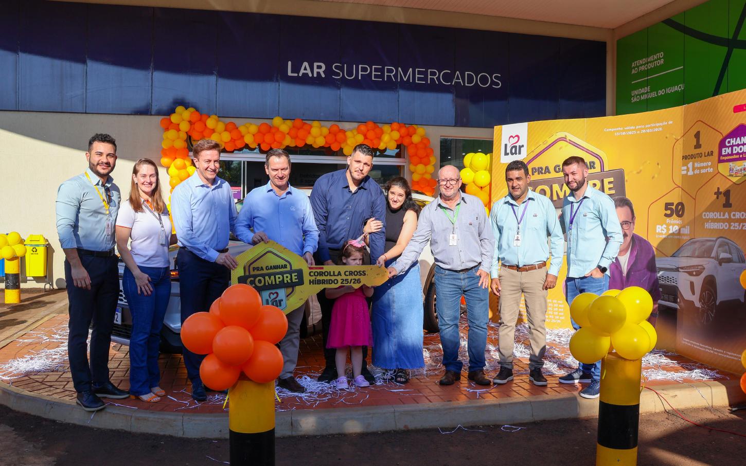 LAR COOPERATIVA ENTREGA COROLLA CROSS HÍBRIDO E ENCERRA CAMPANHA 