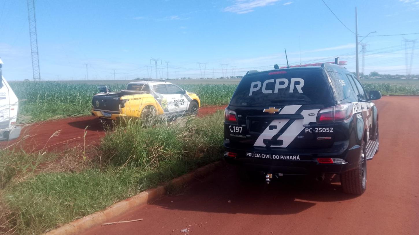 MOTORISTA DE APP E PASSAGEIRO SÃO BALEADOS EM ASSALTO NA BR-277; CARRO ROUBADO É RECUPERADO