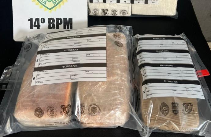 PM APREENDE GRANDE QUANTIDADE DE DROGAS NA BR-277 EM SÃO MIGUEL DO IGUAÇU
