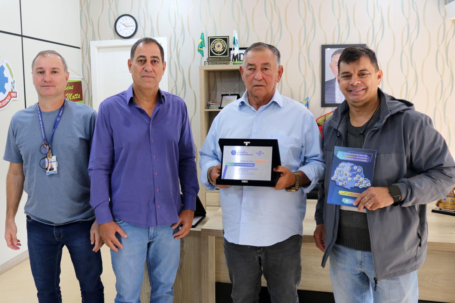 SÃO MIGUEL DO IGUAÇU CONQUISTA 3º LUGAR EM PRÊMIO DO SEBRAE COM CAMPANHA NOTA FISCAL PREMIADA