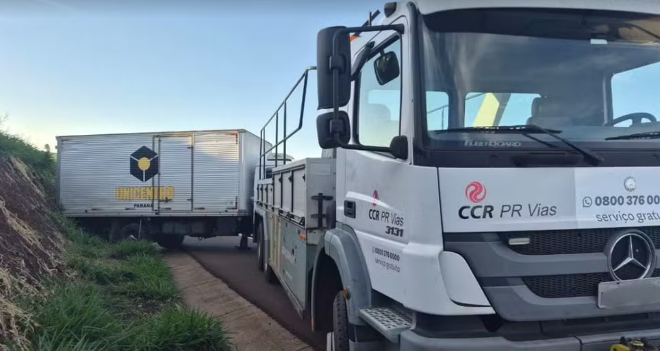 UNCIONÁRIO DE CONCESSIONÁRIA MORRE ATROPELADO POR PRÓPRIO CAMINHÃO-GUINCHO NA PR-445