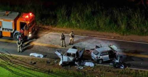 ACIDENTE NA PR-463 MATA QUATRO PESSOAS EM COLORADO