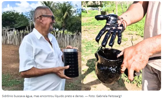 ANP AVALIA VIABILIDADE DE EXTRAÇÃO DE PETRÓLEO ENCONTRADO EM SÍTIO NO INTERIOR DO CEARÁ
