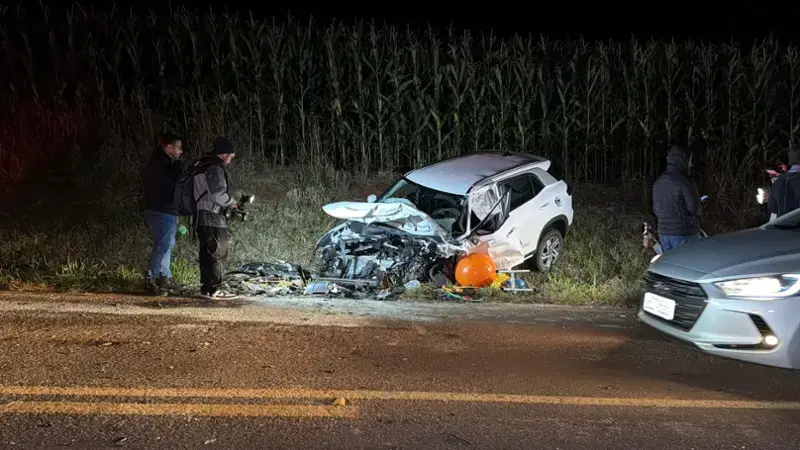 DUAS MULHERES FICAM GRAVEMENTE FERIDAS EM ACIDENTE NA PR-180, EM CASCAVEL