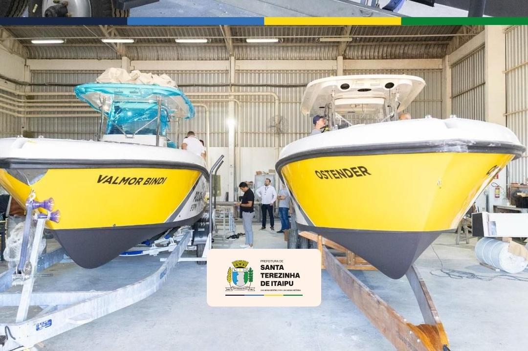 EMBARCAÇÕES PRODUZIDAS EM SANTA TEREZINHA DE ITAIPU REFORÇAM PATRULHA COSTEIRA DO PARANÁ