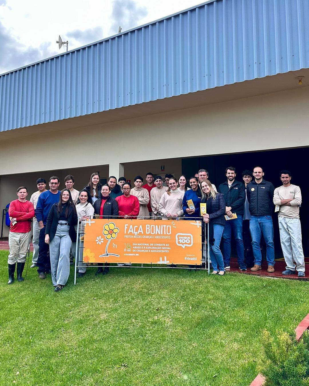 FRIVATTI PROMOVE AÇÕES DE CONSCIENTIZAÇÃO CONTRA O ABUSO SEXUAL DE CRIANÇAS E ADOLESCENTES
