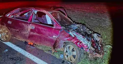 HOMEM MORRE APÓS CAPOTAMENTO NA PR-886 EM SANTA IZABEL DO OESTE