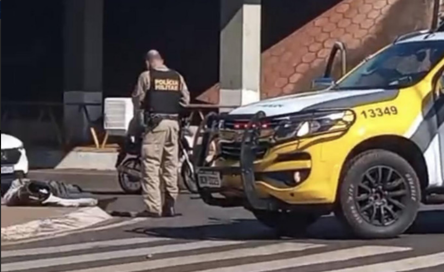 JOVEM MORRE APÓS FUGIR DA POLÍCIA E BATER MOTO CONTRA VAN EM SANTA TEREZINHA DE ITAIPU