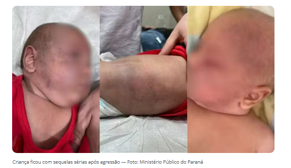 PAI É CONDENADO A MAIS DE 22 ANOS DE PRISÃO POR ESPANCAR BEBÊ DE 3 MESES NO PARANÁ