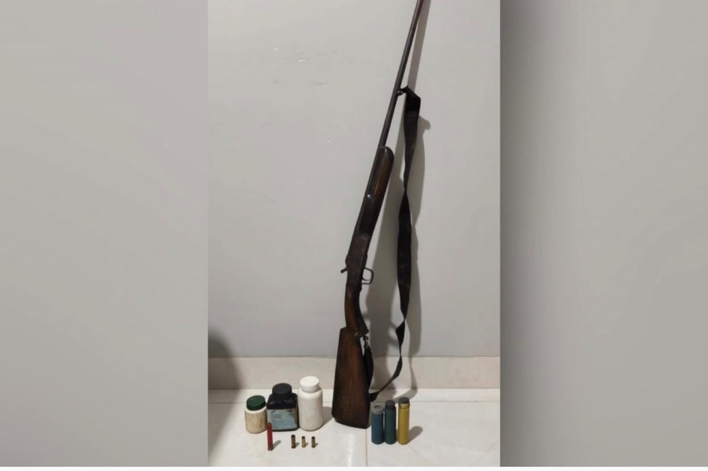 POLÍCIA CIVIL APREENDE EM MISSAL ESPINGARDA DURANTE CUMPRIMENTO DE MANDADO