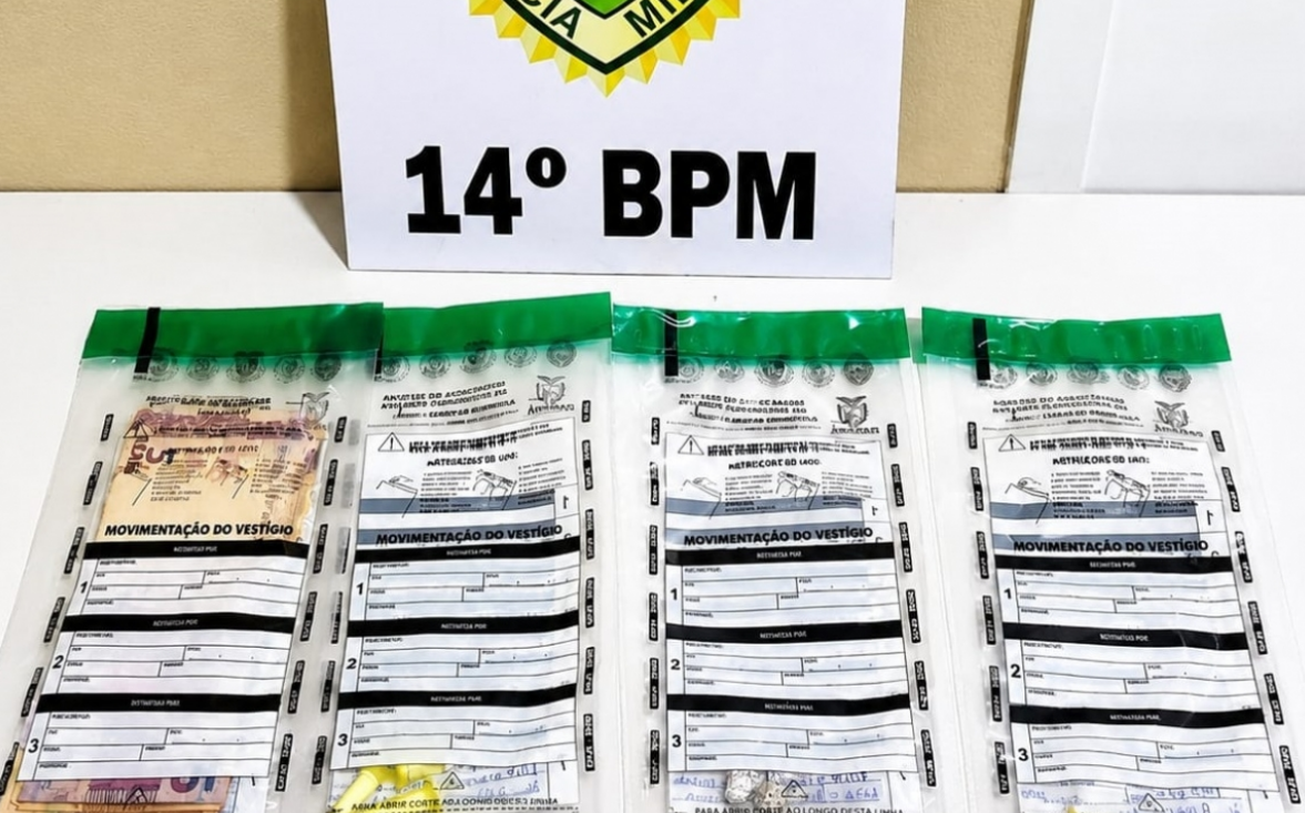 ROTAM PRENDE SUSPEITO COM COCAÍNA E CRACK EM MEDIANEIRA