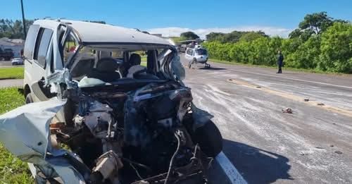 ACIDENTE ENVOLVENDO CAMINHÃO E DOIS VEÍCULOS DEIXA TRÊS FERIDOS GRAVES NA BR-369