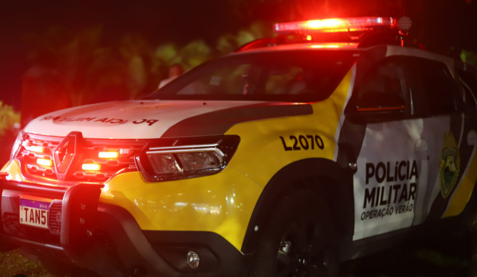 MOTOCICLETAS BATEM EM CRUZAMENTO E MOBILIZAM POLÍCIA EM MEDIANEIRA