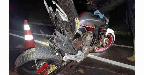 MOTOCICLISTA DE 23 ANOS MORRE EM GRAVE ACIDENTE NA BR-376