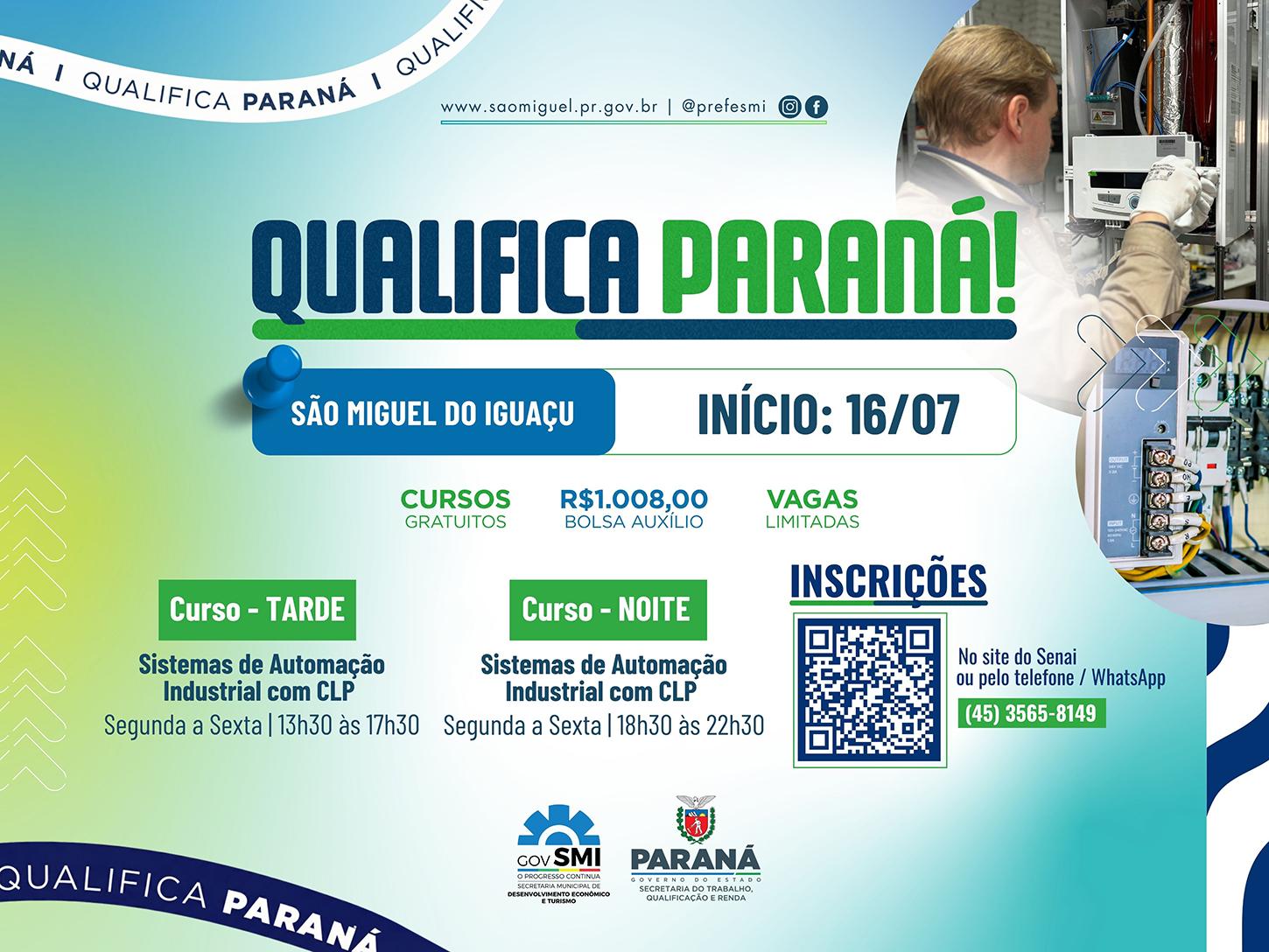 SÃO MIGUEL DO IGUAÇU VAI RECEBER UNIDADE MÓVEL DO SENAI PARA CURSO GRATUITO COM BOLSA-AUXÍLIO DE ATÉ R$ 1.008