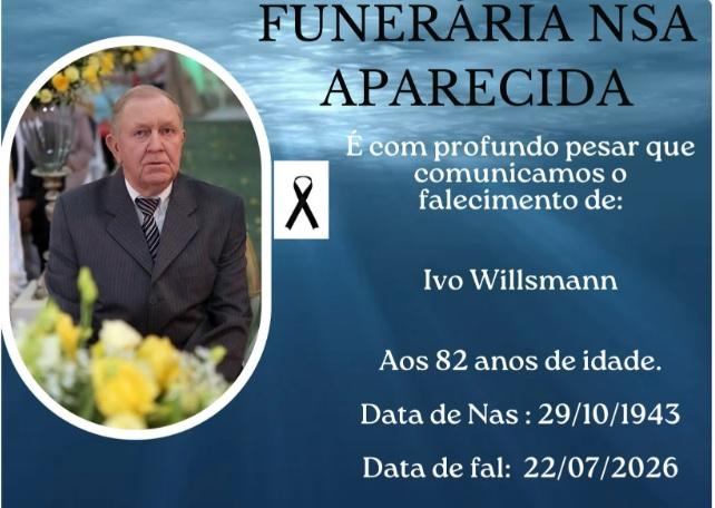 COM PESAR, ITAIPULÂNDIA SE DESPEDE DE IVO WILLSMANN
