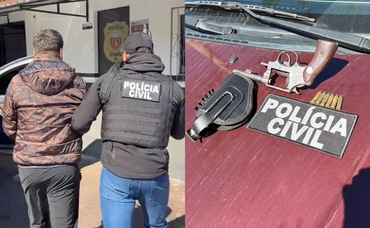 HOMEM É PRESO APÓS AMEAÇAR FUNCIONÁRIOS DE OBRA COM ARMA DE FOGO EM MATELÂNDIA