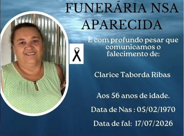 ITAIPULÂNDIA SE DESPEDE DE CLARICE TABORDA RIBAS AOS 56 ANOS