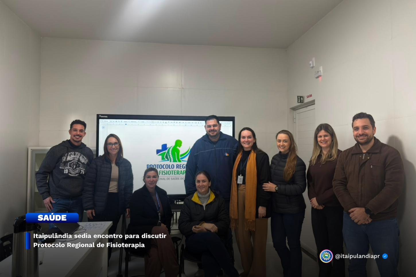 ITAIPULÂNDIA SEDIA ENCONTRO REGIONAL PARA DISCUTIR PROTOCOLO DE FISIOTERAPIA