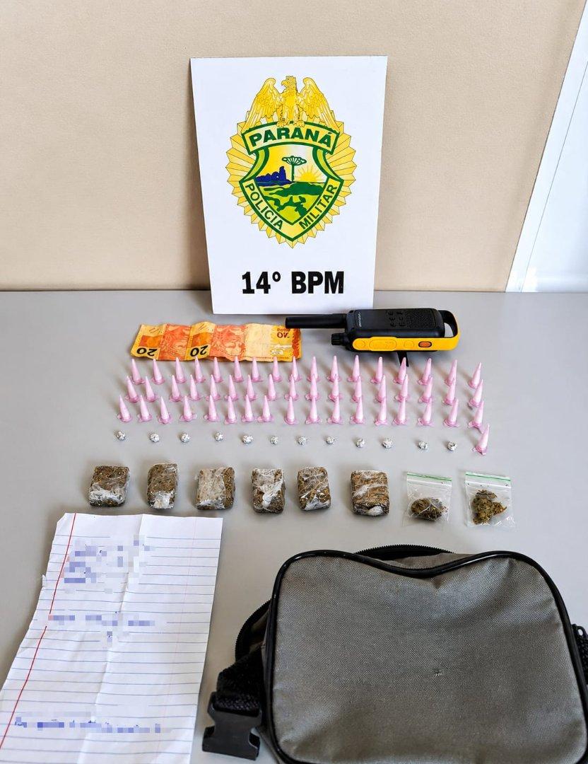 ROTAM PRENDE HOMEM POR TRÁFICO DE DROGAS DURANTE OPERAÇÃO FORÇA TOTAL EM MEDIANEIRA
