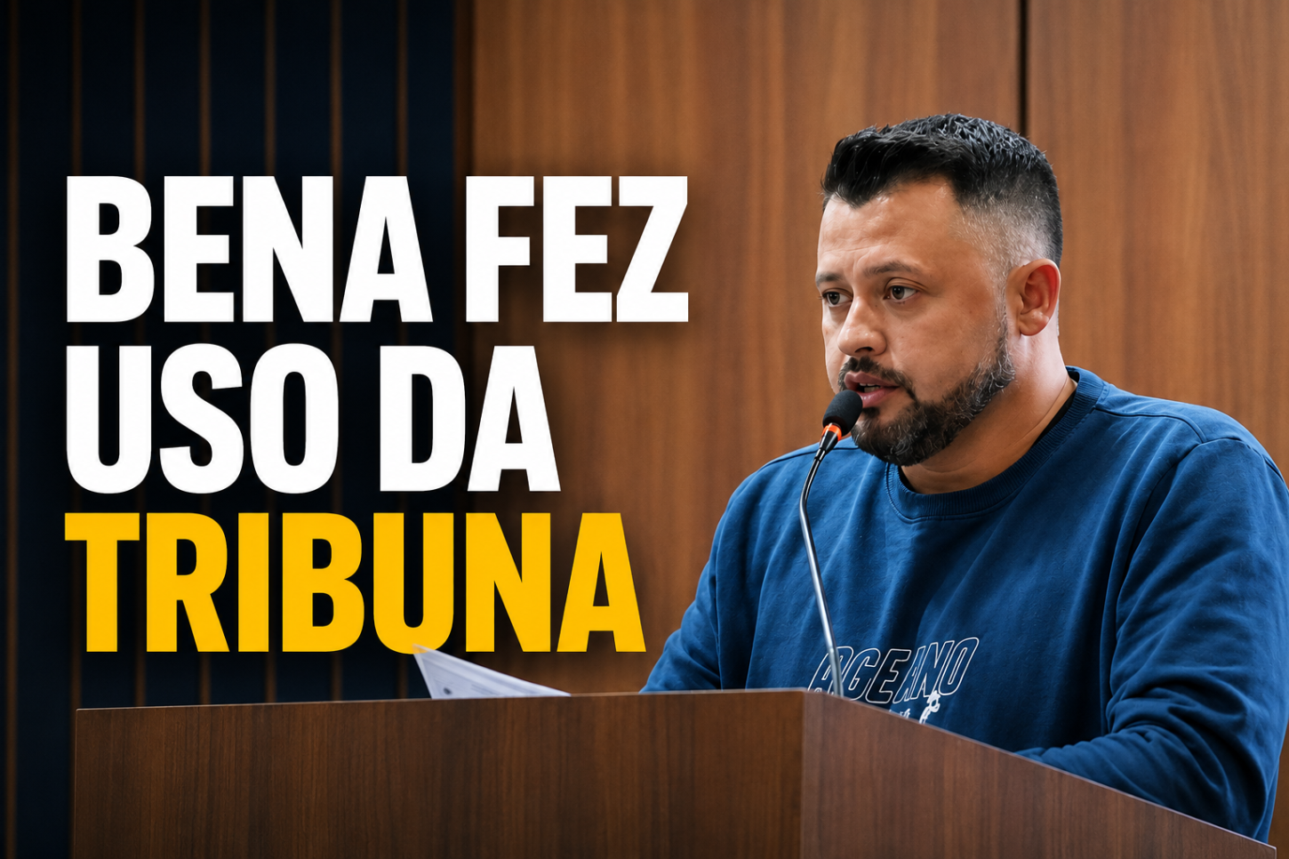 VEREADOR BENA PROPÕE PROGRAMA MUNICIPAL DE REABILITAÇÃO INTEGRAL EM ITAIPULÂNDIA