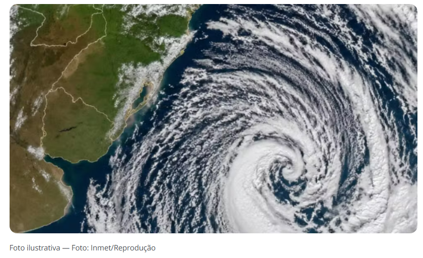 INMET ALERTA PARA POSSÍVEL CICLONE BOMBA E TEMPESTADES NO PARANÁ
