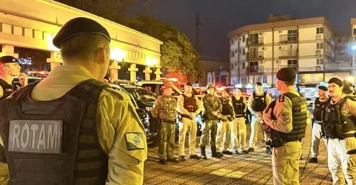 OPERAÇÃO OMNIS REFORÇA POLICIAMENTO E MOBILIZA 33 PMs EM MEDIANEIRA