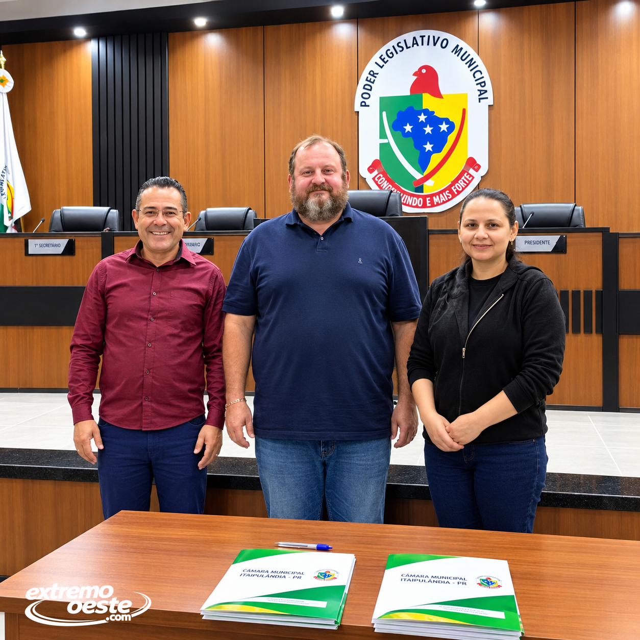DOIS NOVOS SERVIDORES TOMAM POSSE NA CÂMARA DE ITAIPULÂNDIA