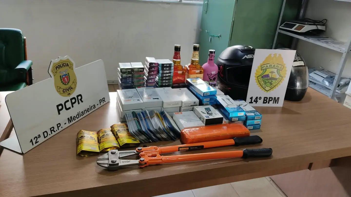 ROTAM APREENDE ADOLESCENTE E RECUPERA PRODUTOS FURTADOS EM MEDIANEIRA