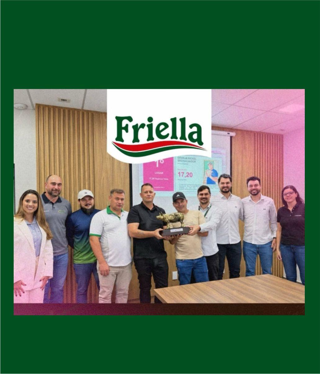A GRANJA BICKEL, PRODUTORA PARCEIRA DA FRIELLA, CONQUISTOU O 1º LUGAR EM NÍVEL NACIONAL EM UMA PREMIAÇÃO PROMOVIDA PELA TOPIGS NORSVIN