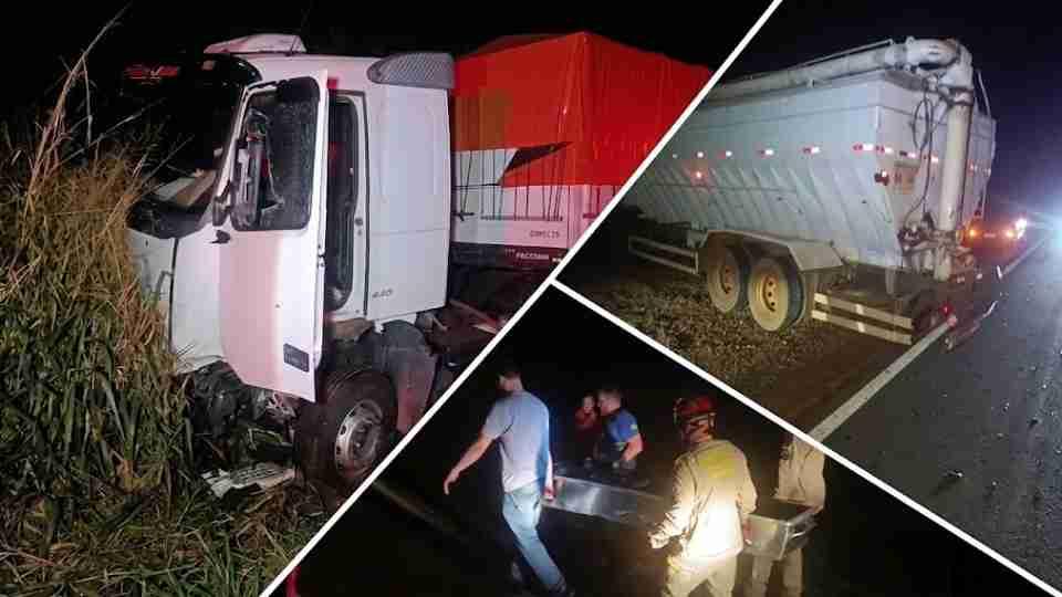 ACIDENTE GRAVE DEIXA MOTOCICLISTA MORTO NA PR-585 ENTRE TOLEDO E SÃO PEDRO DO IGUAÇU