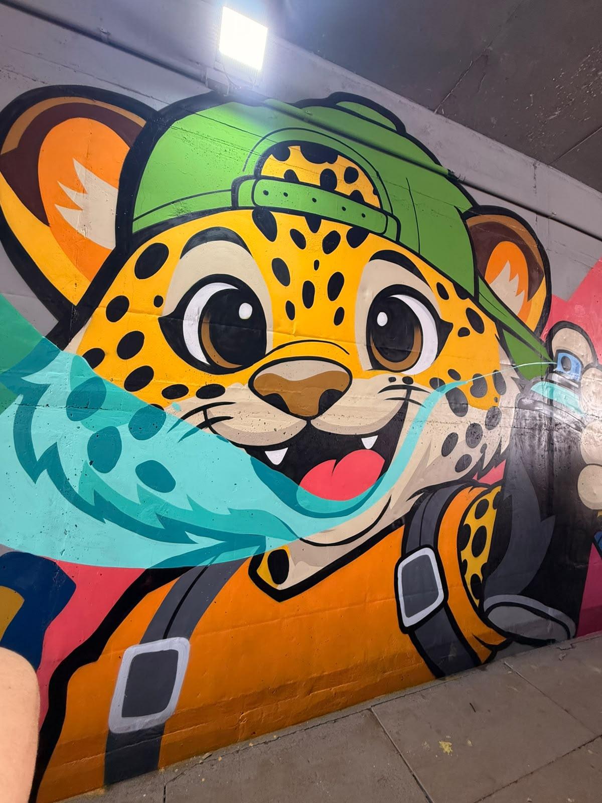 ARTE URBANA DESTACA ONÇA-PINTADA E REFORÇA IDENTIDADE AMBIENTAL DE MATELÂNDIA